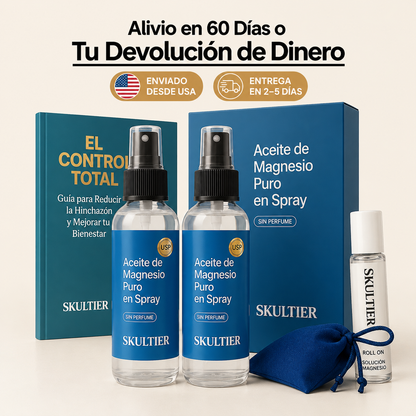 SKULTIER™ – Aceite en Spray para Drenaje Linfático