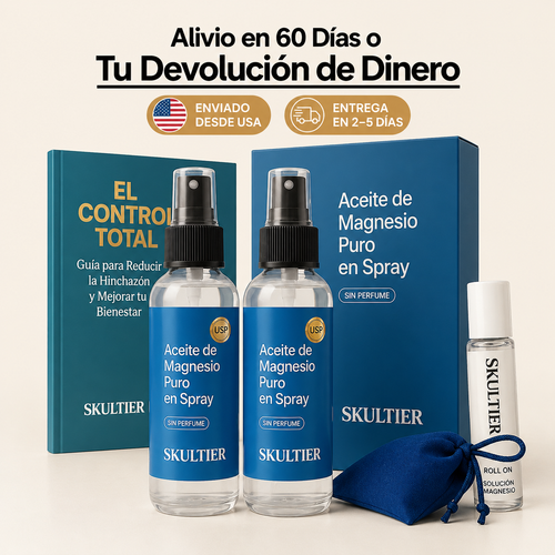 SKULTIER™ – Aceite en Spray para Drenaje Linfático