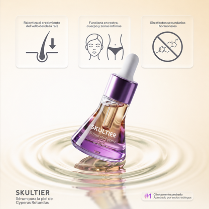 Skultier-Serum de formula Egipcia para Eliminar el Vello
