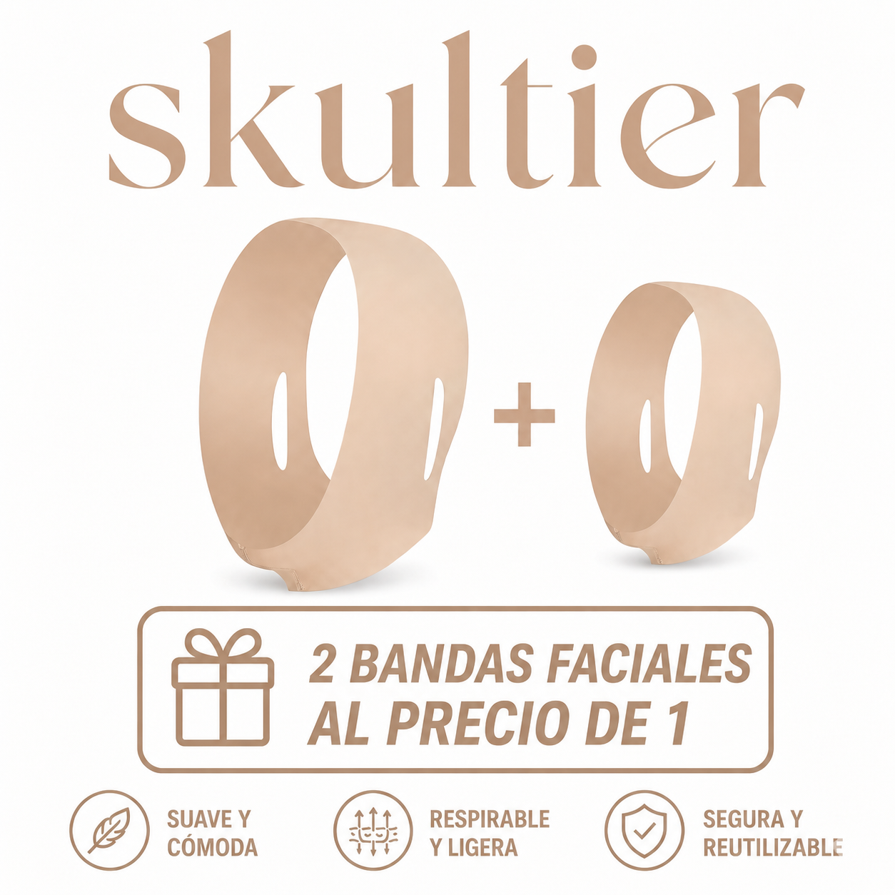 Banda Facial Skultier de Colageno