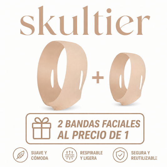 Banda facial de colágeno para esculpir el rostro (compra 1 y llevate otra gratis)