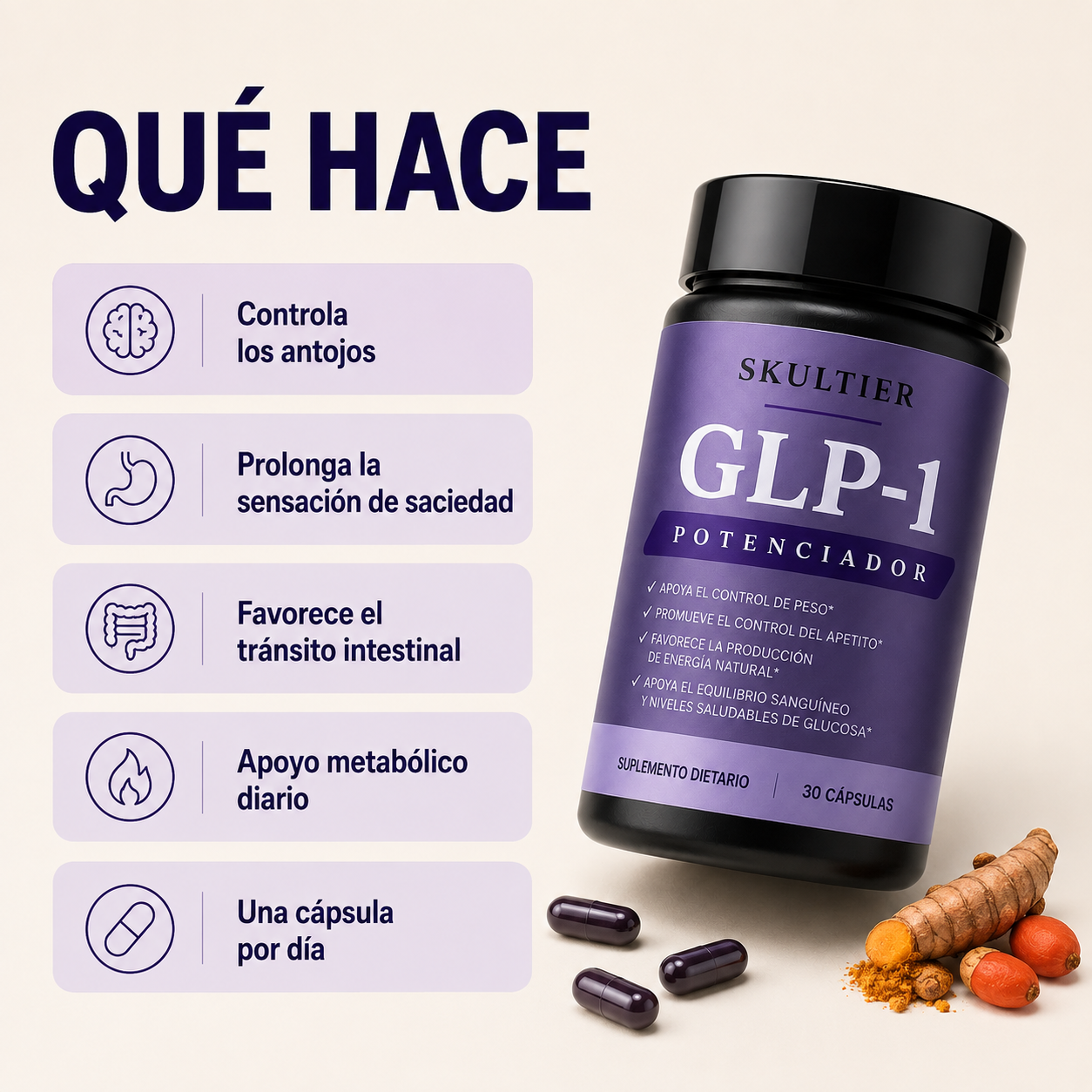 Skultier-Capsulas de refuerzo GLP-1