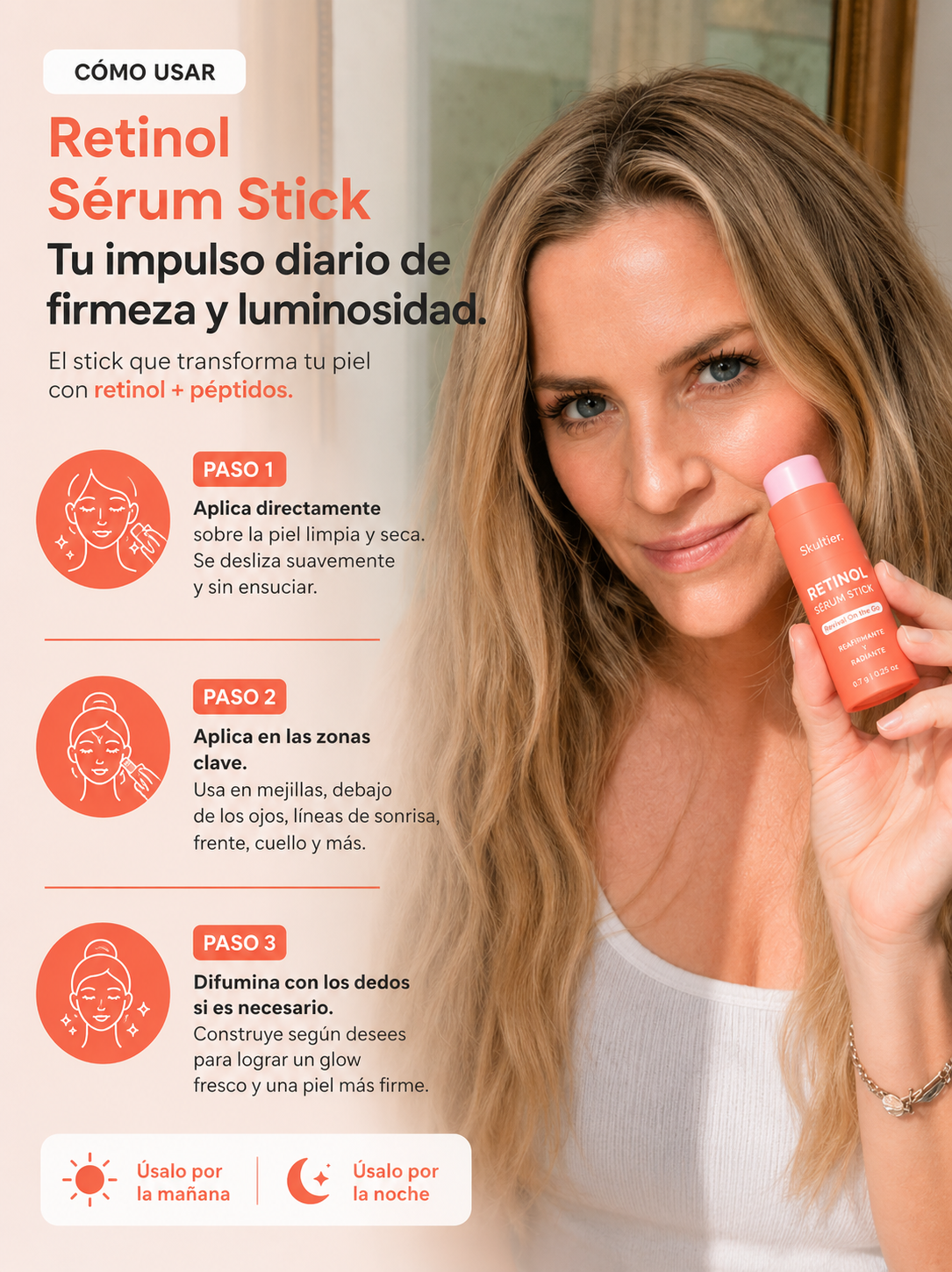 Skultier — Bálsamo Antiedad en Barra con Retinol
